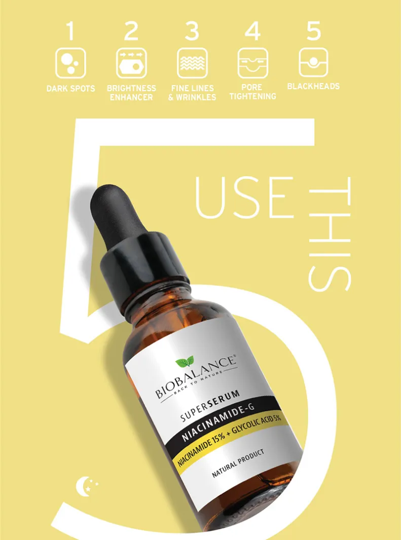 Bio Balance NIACINAMIDE-Glycolic SUPER SERUM
