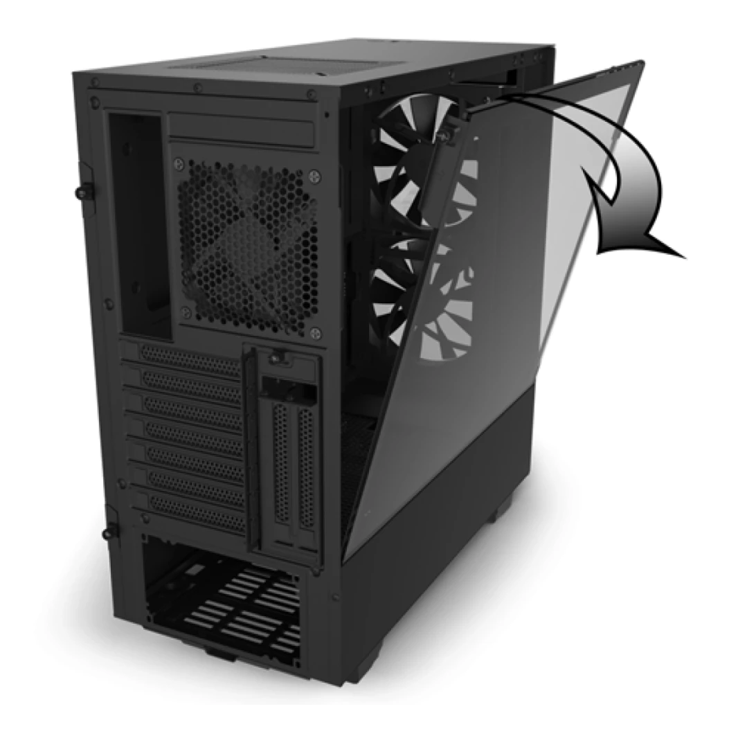 NZXT H510 ELITE MATTE BLACK RGB Lighting Tempered Glass Gaming Case