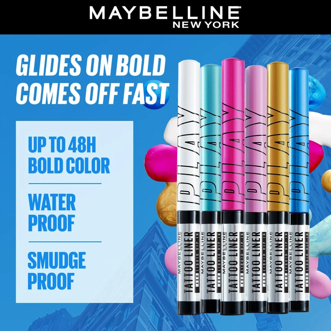 Maybelline Tattoo Liner Play 48h Colored Liquid Eyeliner