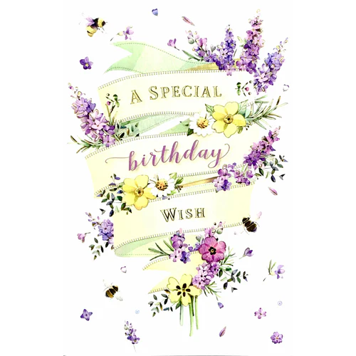 UK Greetings General Birthday Greeting Card 14x21 cm with Envelope