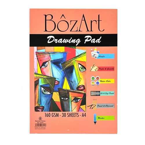 لوحة رسم Bassile BozArt 160 جرام 30 ورقة - A4