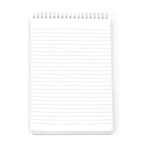 Bassile Opaline Spiral Flip Pad 70g Lined with Transparent  PVC Cover 16.7x24.5 cm