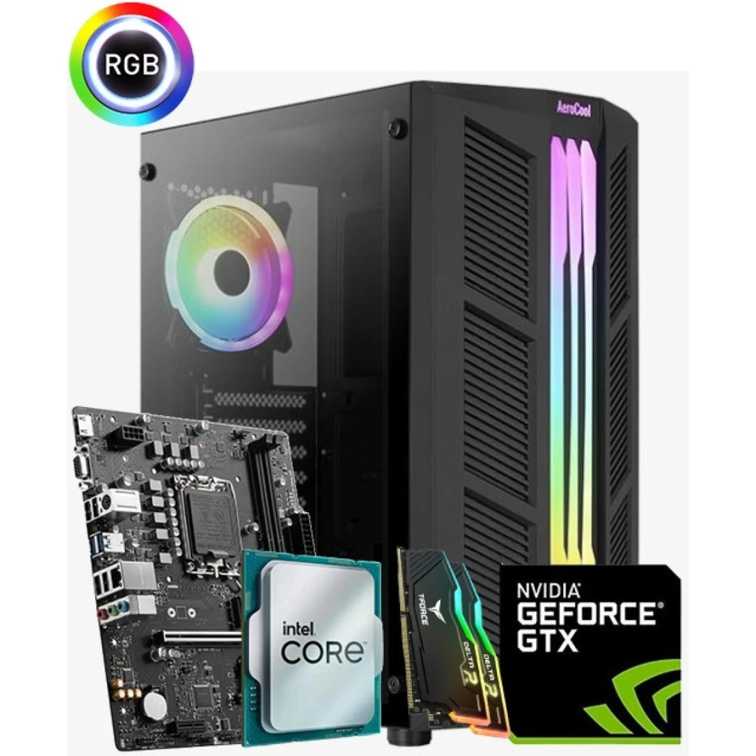 INTEL CORE I3 12100F // GTX 1650 // 8 جيجابايت من ذاكرة الوصول العشوائي DDR4 - تصميم مخصص