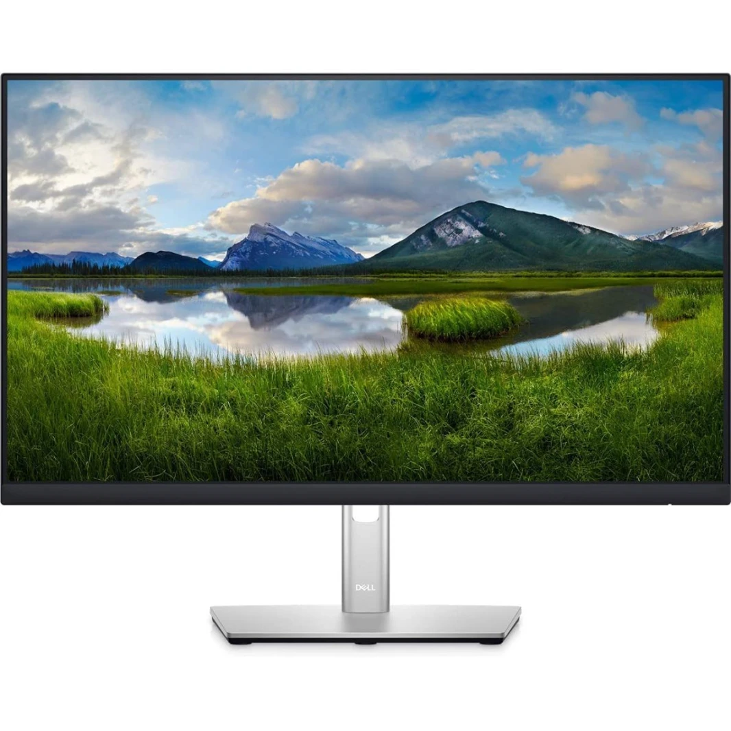 Dell P2422H 24 بوصة FHD IPS، 99% sRGB، حامل قابل للتعديل، إطار رفيع للغاية، منفذ DP وHDMI، USB 3.2، شاشة Comfortview Plus Technology-احترافية
