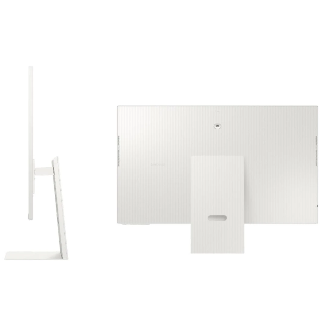 Samsung M8 (CM801) Smart 32" 4K UHD, Tizen™ OS Flat Business Monitor, VA, 60Hz, 4ms(GTG), HDR10+, 99% sRGB, USB Type-C w/ Webcam, Microphone, Speakers, Remote Control & Ergonomic Stand - White