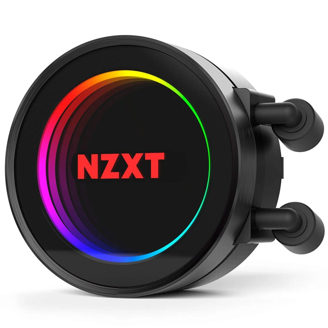 مبرد سائل NZXT Kraken X53 RGB 240 مم AIO CPU، موصل RGB، مراوح مشعاع Aer RGB V2 120 مم