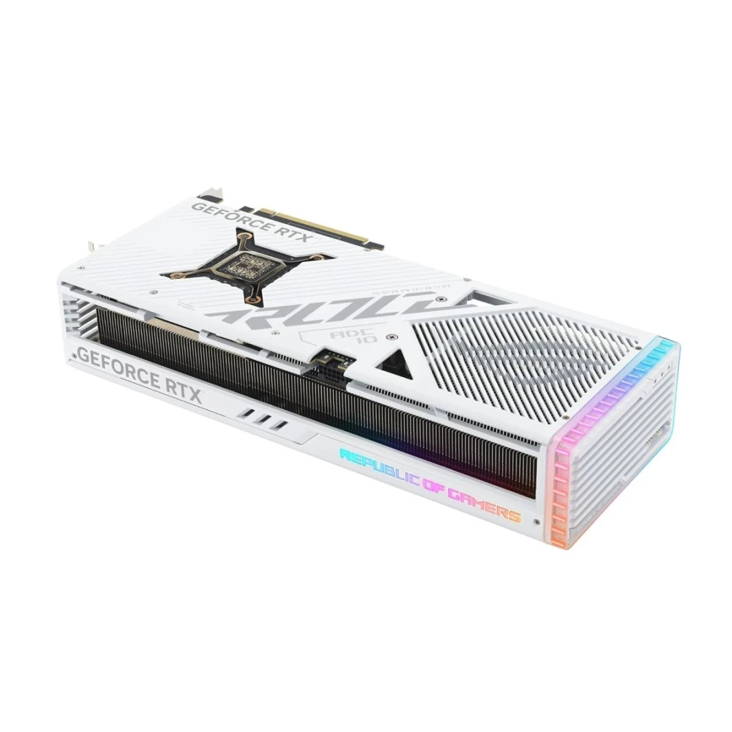 ASUS ROG Strix GeForce RTX 4080 SUPER White OC Edition 16GB GDDR6X - بطاقة الرسومات