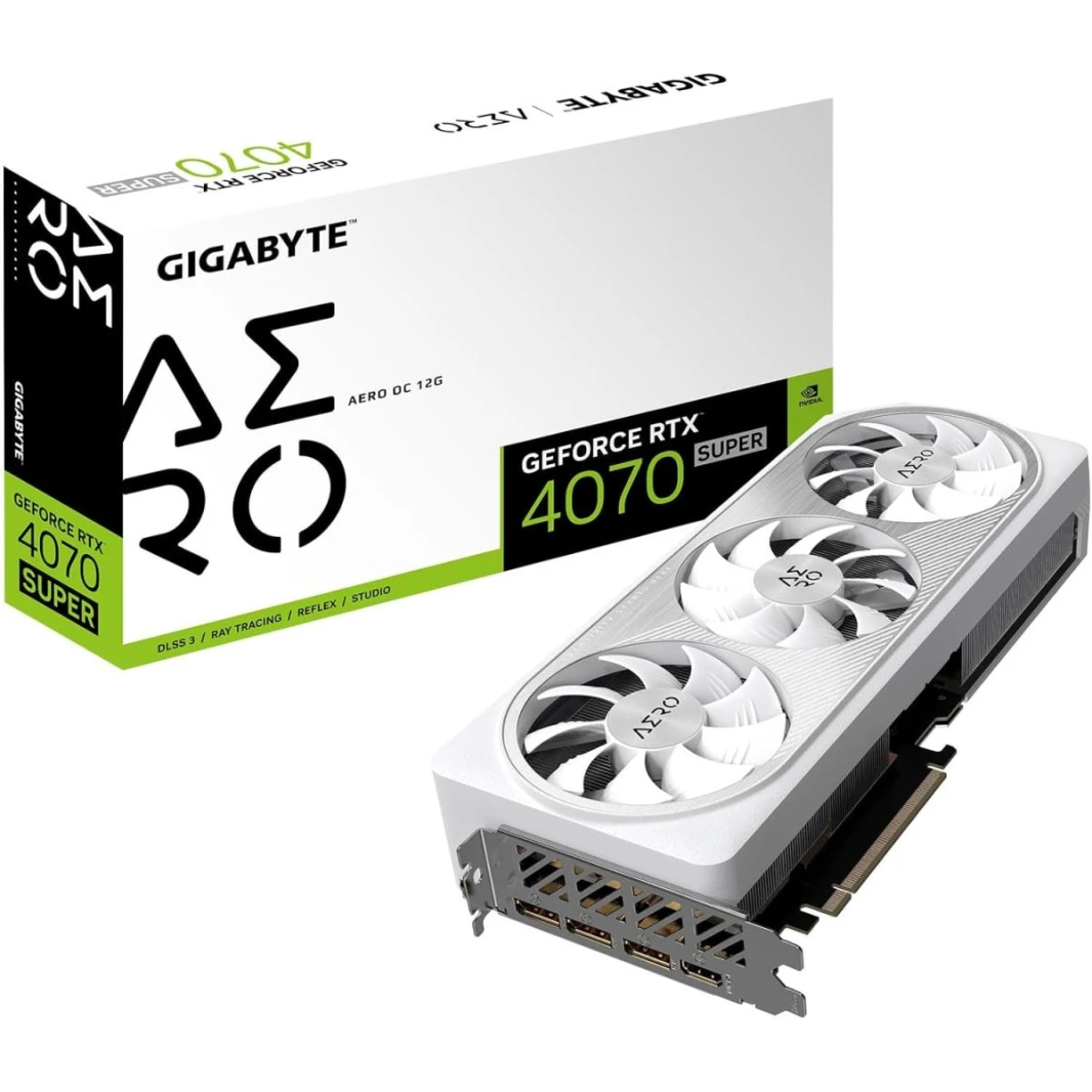 جيجابايت جي فورس RTX 4070 سوبر ايرو OC 12 جيجا بايت GDDR6X - كروت الشاشة