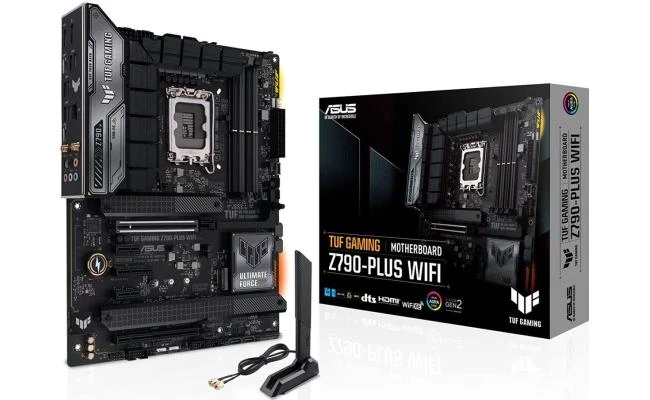ASUS TUF GAMING Z790-PLUS (WiFi 6E)، سلسلة Intel 13th 12th، LGA 1700/DDR5/PCIe 5.0/4xM.2 - اللوحة الأم للألعاب ATX