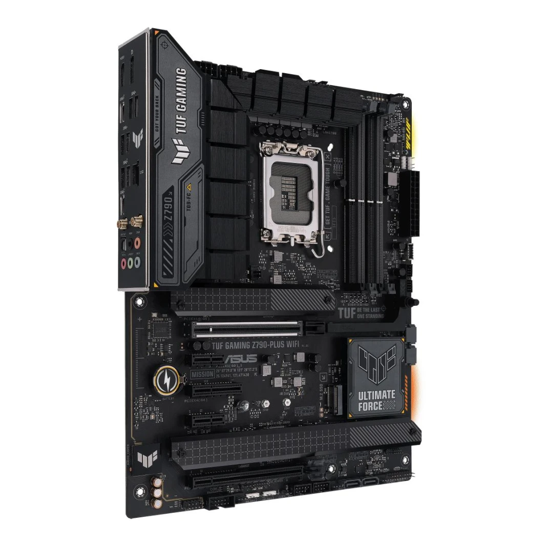 ASUS TUF GAMING Z790-PLUS (WiFi 6E)، سلسلة Intel 13th 12th، LGA 1700/DDR5/PCIe 5.0/4xM.2 - اللوحة الأم للألعاب ATX