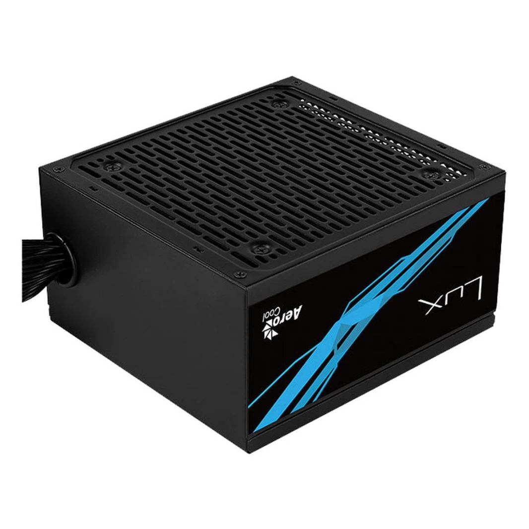 AeroCool LUX 750W 80 Plus برونز يصل إلى 88٪ + كفاءة ، تصميم أنيق وأنيق مزود طاقة مع مروحة صامتة 12 سم