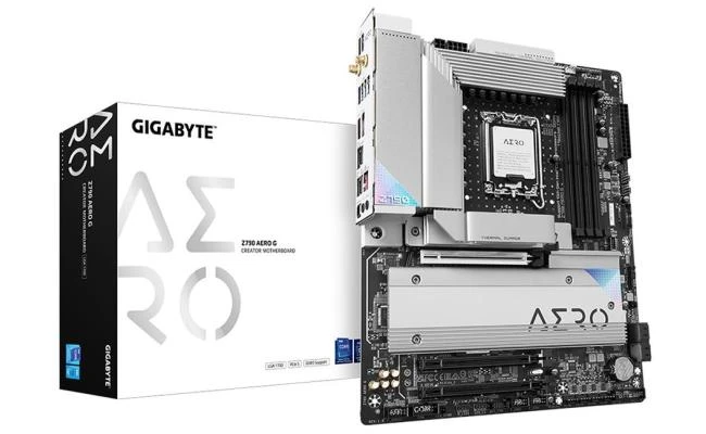 جيجابايت Z790 AERO G Wifi 6E، سلسلة Intel 13th 12th، LGA 1700/DDR5/PCIe 5.0/4xM.2 - اللوحة الأم للألعاب ATX