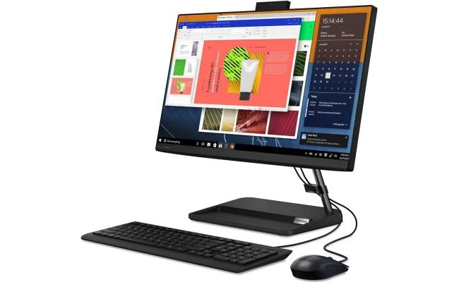 Lenovo IdeaCentre AIO 3 24IAP7 كمبيوتر الكل في واحد 24 بوصة FHD IPS غير لمس، الجيل الثاني عشر Intel Core i5-12450H، Intel® UHD Graphics، ذاكرة الوصول العشوائي DDR4 8 جيجابايت، 256 جيجابايت M.2 PCIe NV