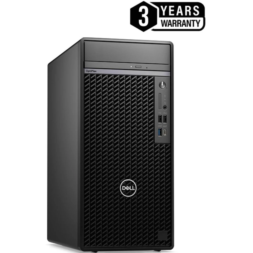 Dell OptiPlex Tower Plus 7010 Business Desktop Intel Core i7-13700 vPro من الجيل الثالث عشر ، ذاكرة DDR5 سعة 8 جيجابايت ، محرك أقراص M.2 PCIe NVME SSD سعة 512 جيجابايت ، مع DVD ، مكبر صوت داخلي ومصدر 