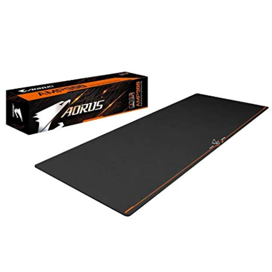 AORUS AMP900 Ultrawide XXL 900 X 360mm، مقاومة للانسكاب، غير قابلة للانزلاق، لوحة ماوس للألعاب ذات سطح مُحسّن