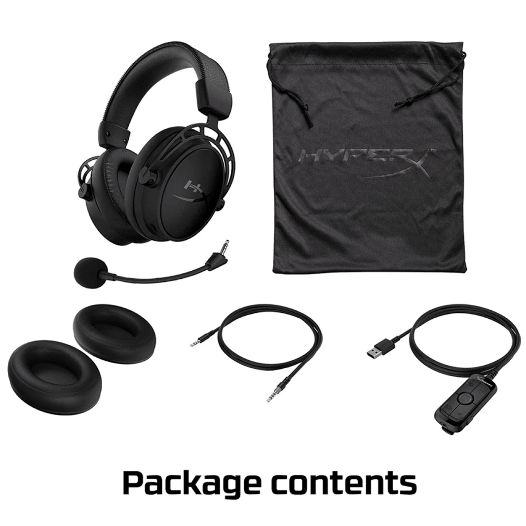 HyperX Cloud Alpha S - 7.1 سماعة ألعاب محيطة افتراضية متقدمة مع ميكروفون إلغاء الضوضاء قابل للفصل - إصدار التعتيم