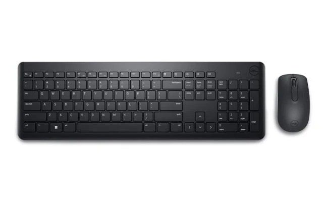 مجموعة لوحة المفاتيح والماوس اللاسلكية من Dell KM3322W مع وظائف ومفاتيح مخصصة - عربي