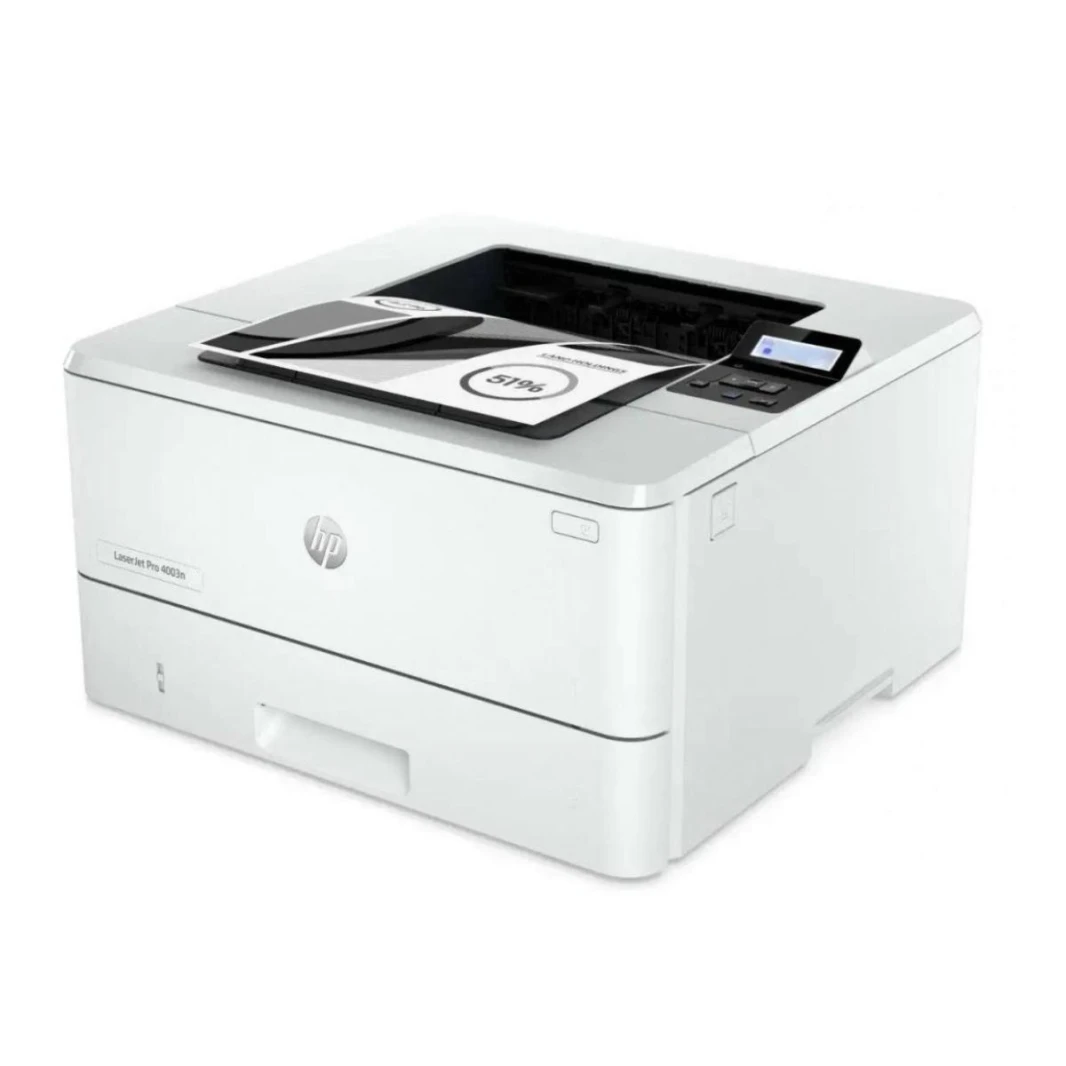 طابعة ليزر HP LaserJet Pro 4003n باللون الأسود (طباعة فقط) مع شاشة رسومية LCD واتصال USB2.0 + Ethernet