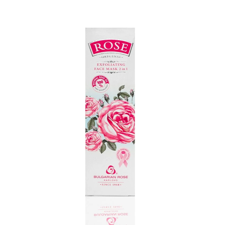 ROSE BERRY BULGARIAN ROSE EXFOLIAATING FACE MASK 2IN1 75ML