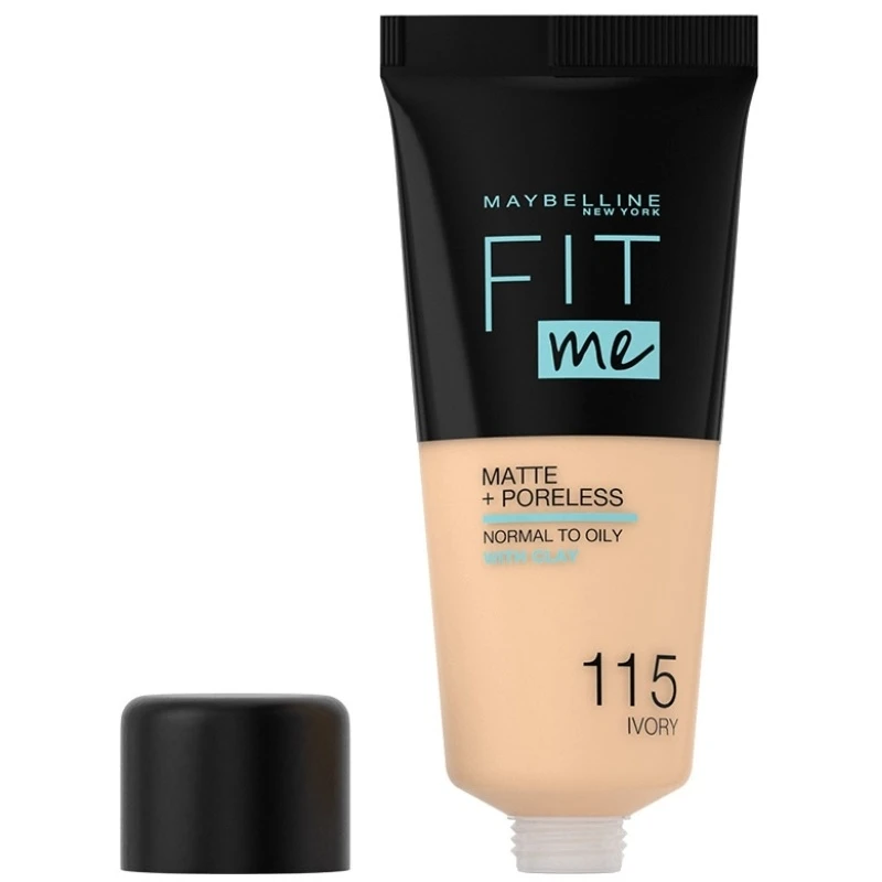 Maybelline Fit Me Matte And Poreless Ivory Foundation No.115