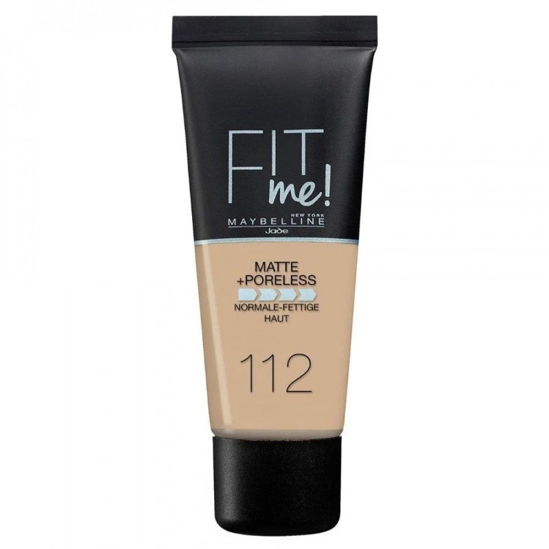Maybelline Fit Me Foundation Matte + Poreless Soft Beige No.112