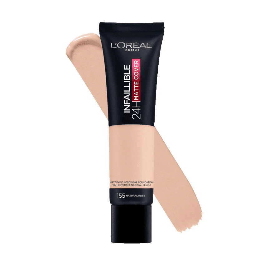 LOREAL INFALLIBLE 24H MATTE COVER FOUNDATION Natural ROSE(155)