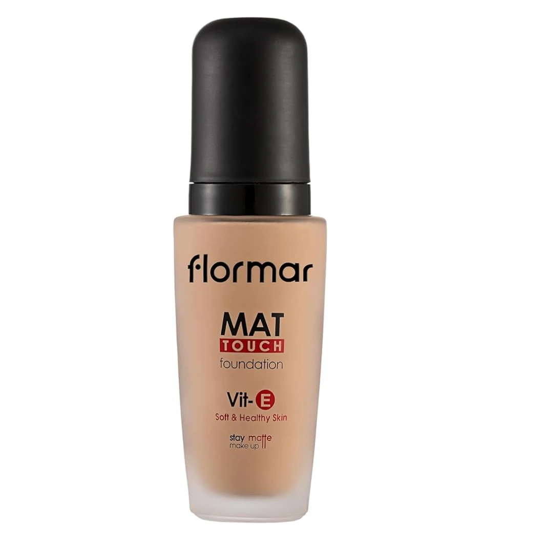 Flormar Mat Touch Foundation – M301 – Medium Natural Beige (Note: Expiry date 12/2024)