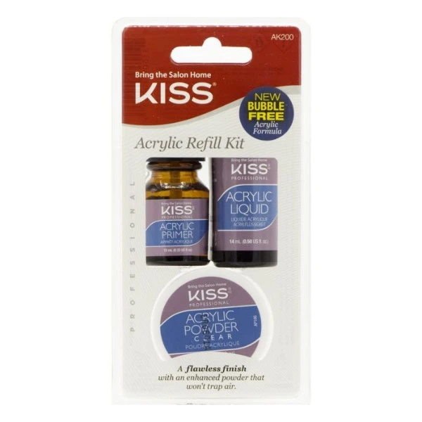 KISS ACRYLIC KIT (SMALL W/PRIMER)
