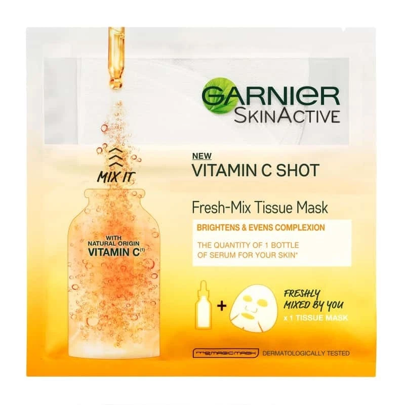 GARNIER Ga Tissue.Mask Fresh Mix Vitamin.C Sach