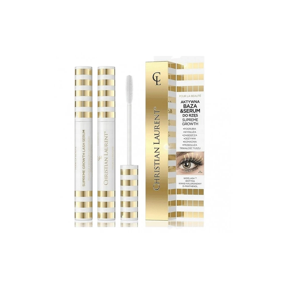 Christian Laurent Active Base & Eyelash Serum Supreme Growth 10 Ml