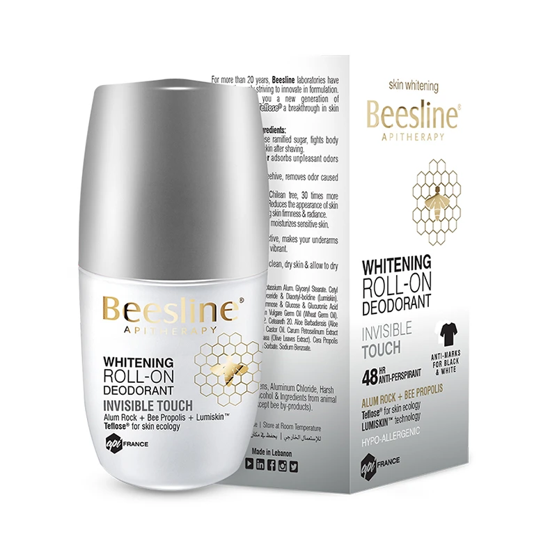 BEESLINE WHITENING ROLL DEODRANT INVISIBLE
