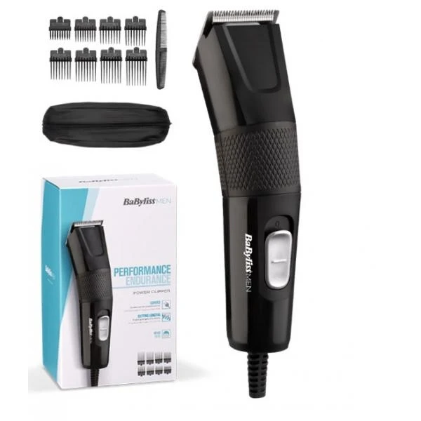 BABYLISS-CLIPPER 40MM CORDED 8 COMBS GREY