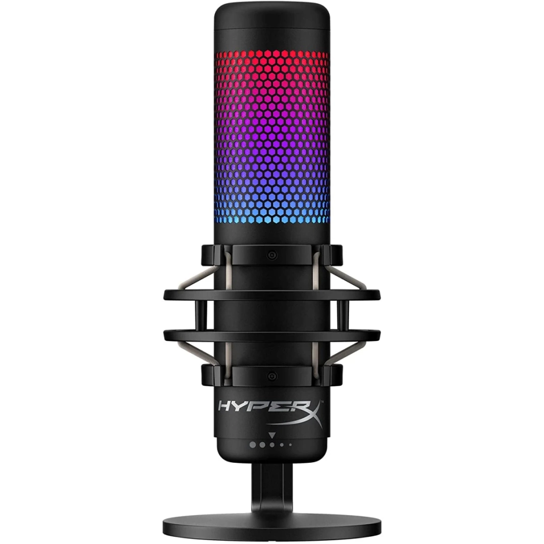 HP HyperX QuadCast S RGB USB Condenser Microphone for PC, PS4, PS5 and Mac