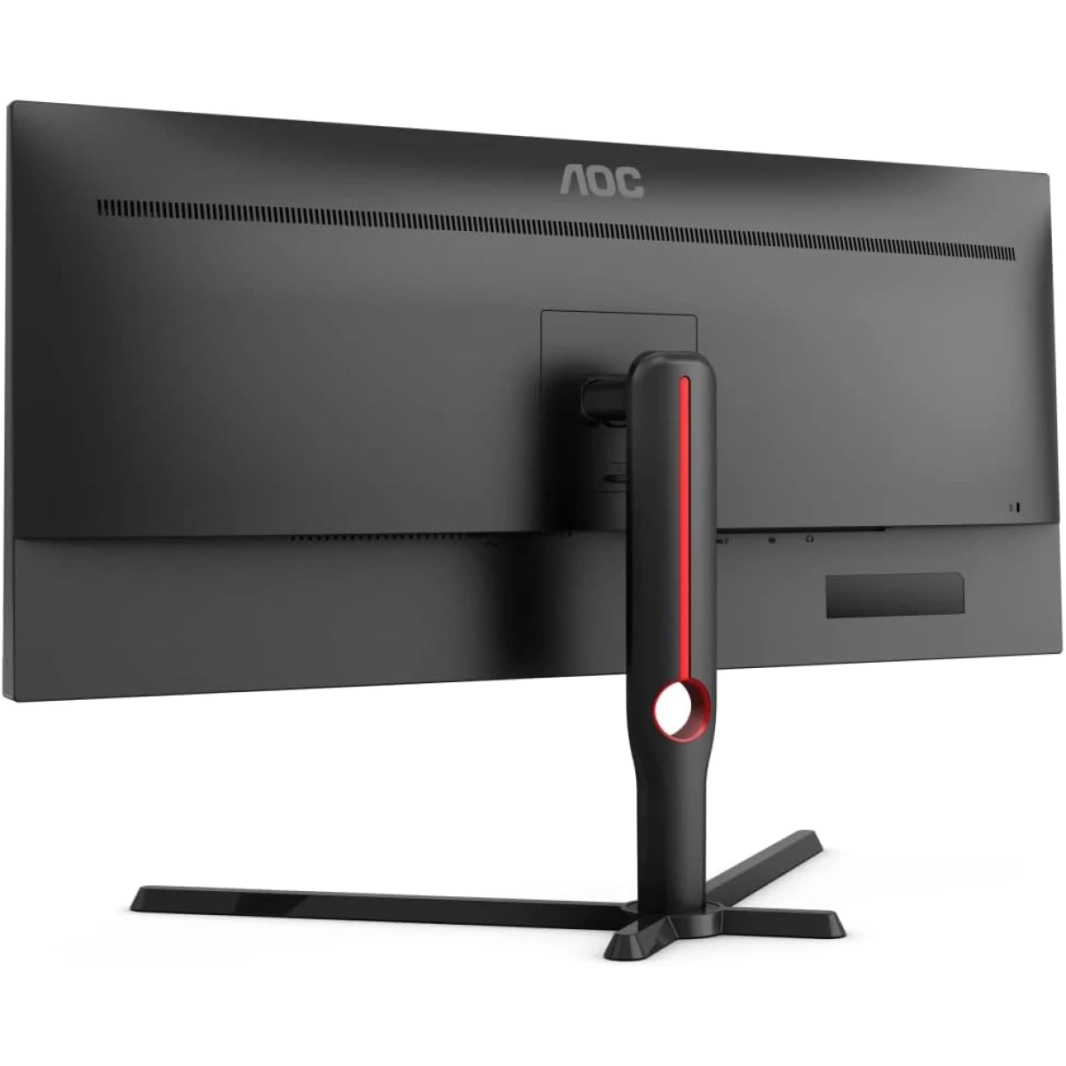 AOC U34G3XM 34 "Ultrawide QHD 2K 144Hz 1MS SRGB 121 ٪ FreeSync ارتفاع الضبط Low Inport Lag W/2x HDMI 2.0 & DisplayPort