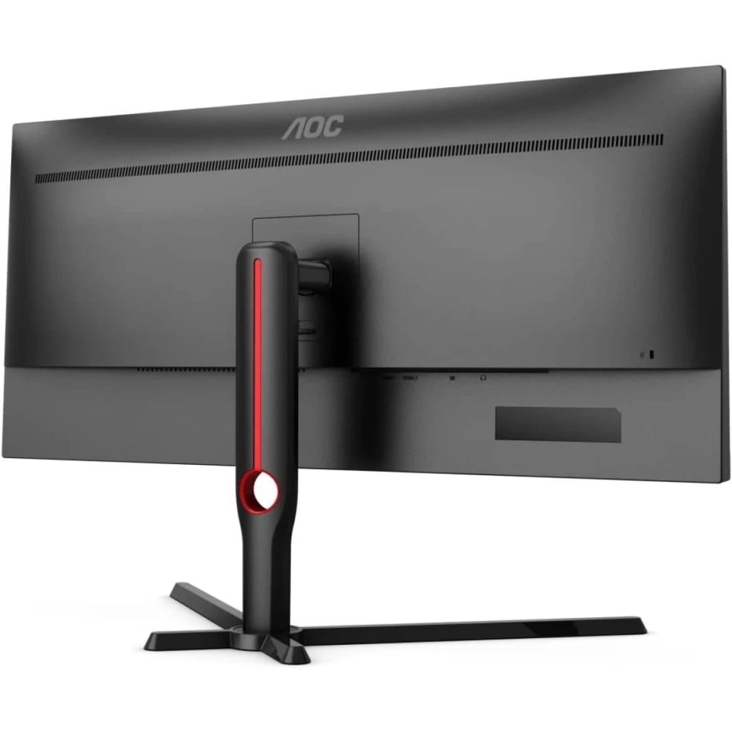 AOC U34G3XM 34 "Ultrawide QHD 2K 144Hz 1MS SRGB 121 ٪ FreeSync ارتفاع الضبط Low Inport Lag W/2x HDMI 2.0 & DisplayPort
