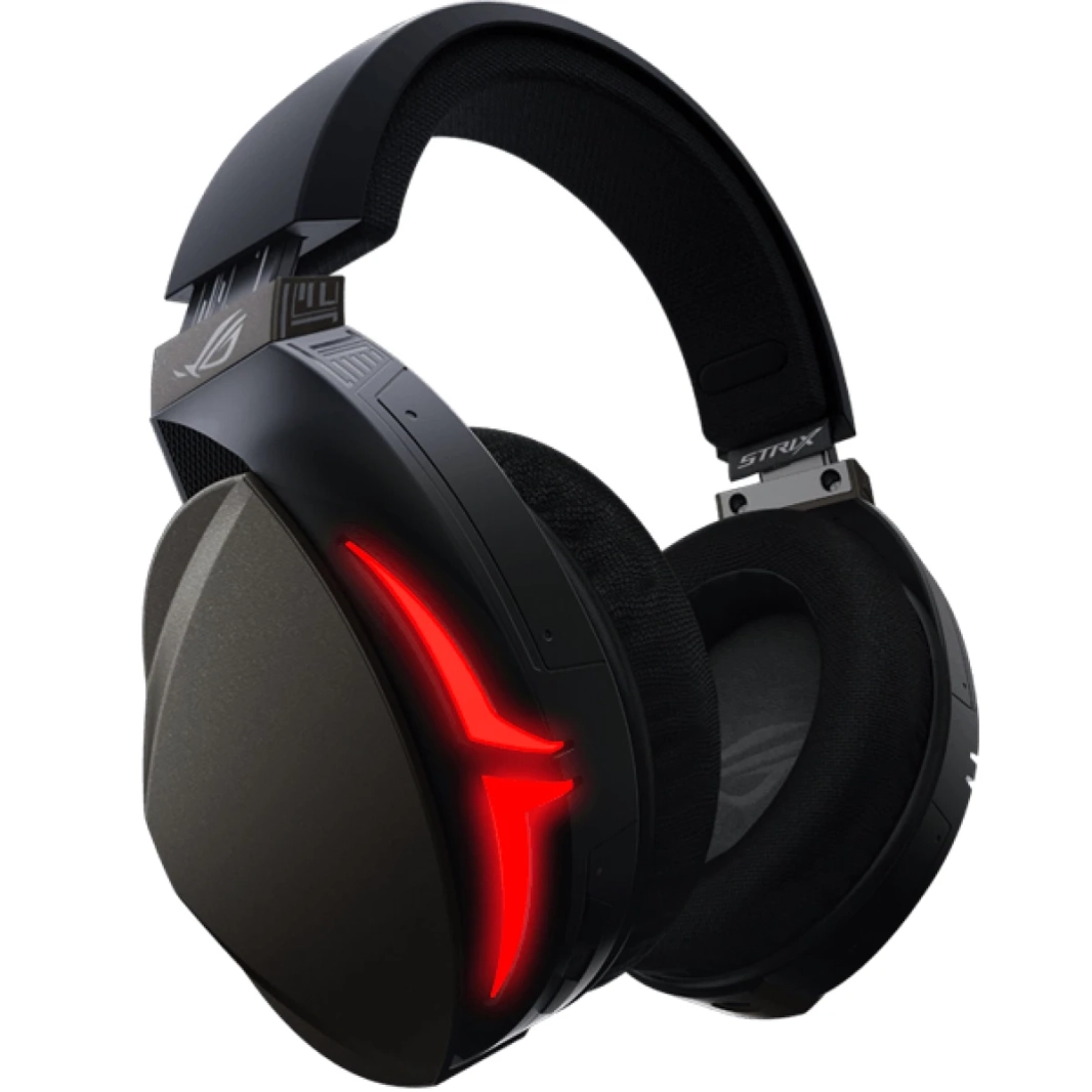 ASUS ROG Strix Fusion 300 Virtual 7.1 LED Gaming Headset with Microphone for PC/Mobile/Console - Black