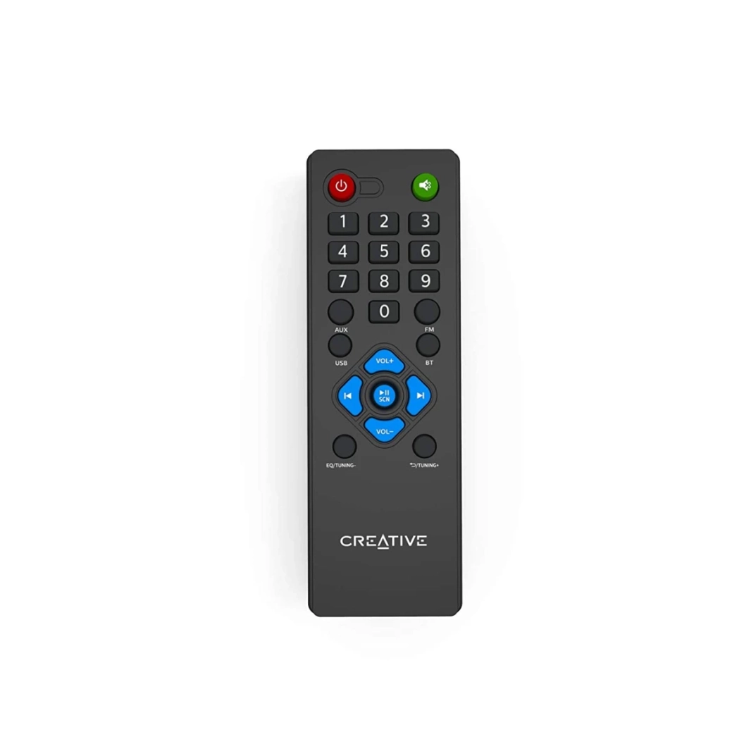 Creative SBS E2500 2.1 قناة 60W ذروة نظام مكبر صوت عالي الأداء من Bluetooth 5.0 مع مضخم الصوت للتلفزيون وأجهزة الكمبيوتر وأجهزة الكمبيوتر المحمولة و FM و USB و AUX مدخلات