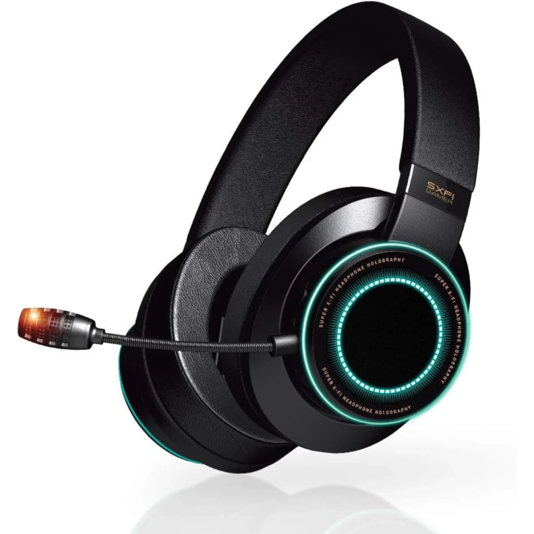 Creative SXFI Gamer USB-C Pro-Grade ANC CommanderMic Super X-Fi Battle Mode Optimized for Action RPG & FPS on PC, PS4 and Nintendo Switch