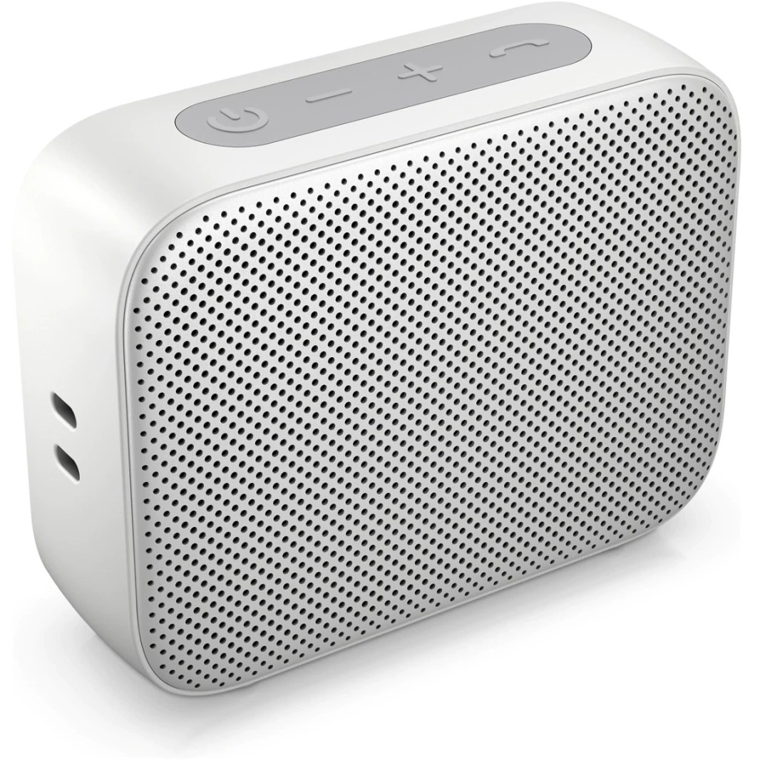 HP 350 Bluetooth Speaker w/ Noise Reduction Built in Microphone Ip54 Dust and Water Resistance - Silver
