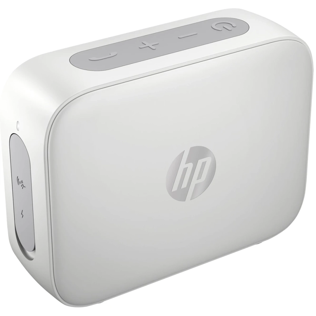 HP 350 Bluetooth Speaker w/ Noise Reduction Built in Microphone Ip54 Dust and Water Resistance - Silver