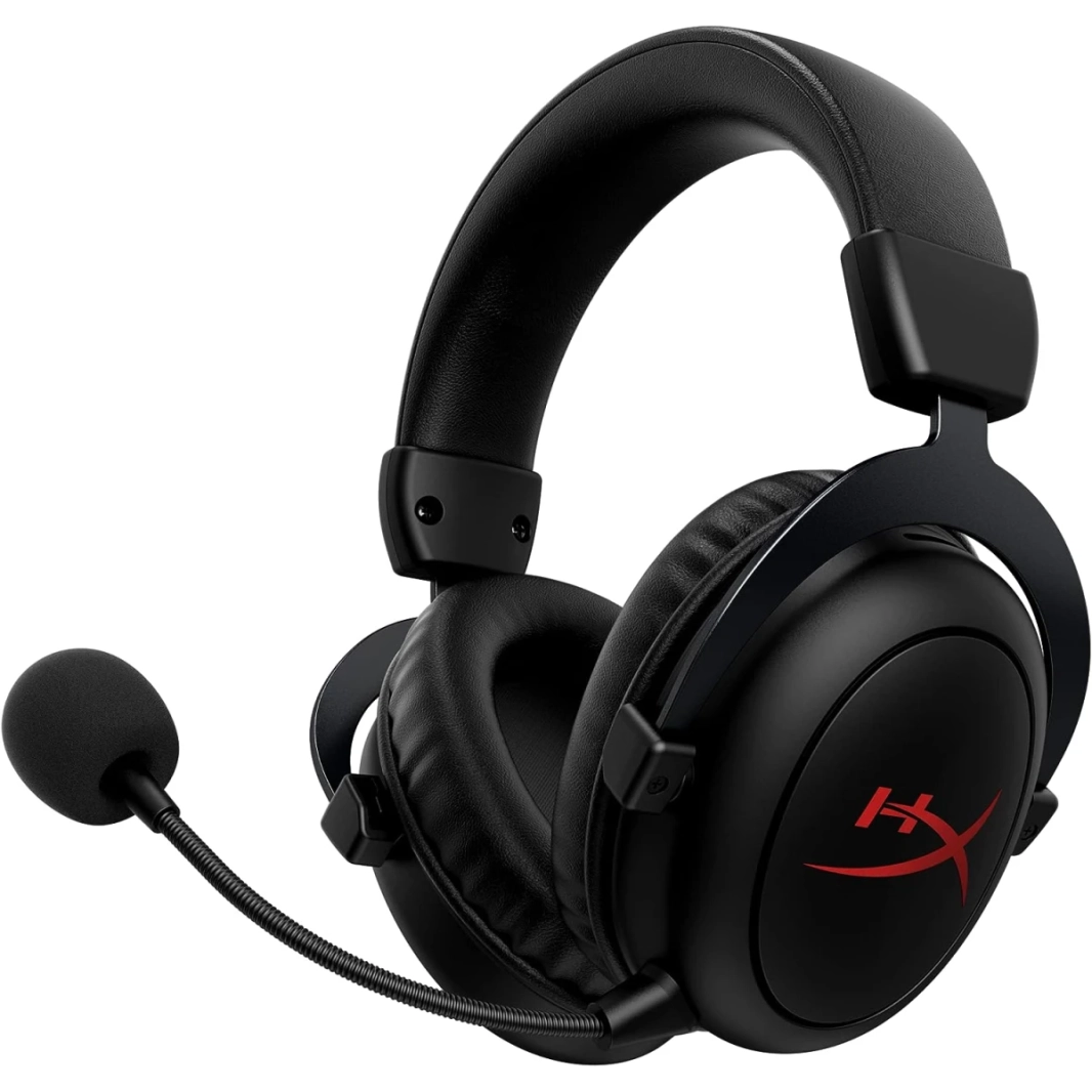 HyperX Cloud II Core Wireless Headphone:X Spatial Audio Memory Foam Noise-Cancelling Up to 80 Hours of Battery Life