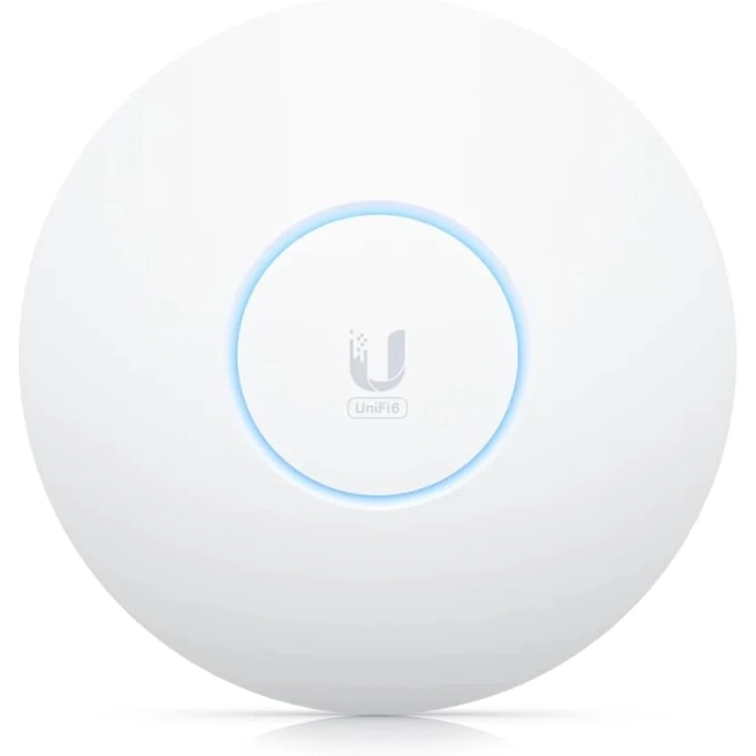 Ubiquiti Networks UniFi U6 Enterprise Wi-Fi 6E نقطة وصول ثلاثية النطاق تصل إلى 10.2 جيجابت/ثانية إنتاجية 2.5 جيجا إيثرنت PoE+ منفذ تثبيت على الحائط/السقف