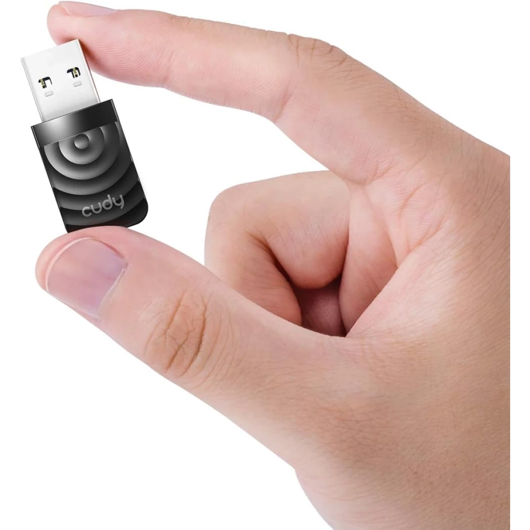 Cudy WU1300S AC1300 USB WiFi USB 3.0 Adapter for PC 5Ghz /2.4Ghz Compatible with Windows & mac