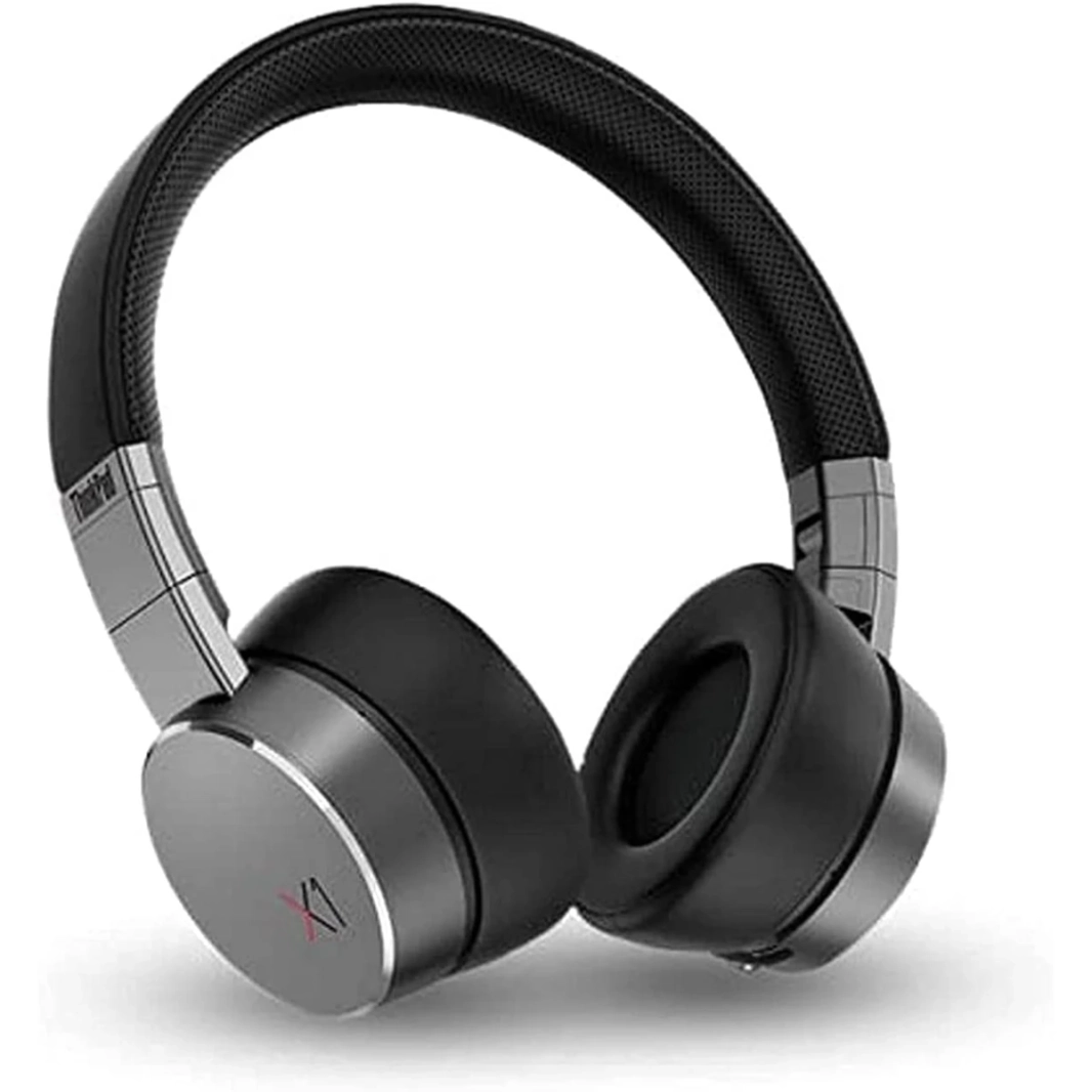 Lenovo X1 Bluetooth ANC & ENC Optimized Headphone 14Hrs Playtime Microphone Fold-Flat Memory Foam Earpads & Compact Box