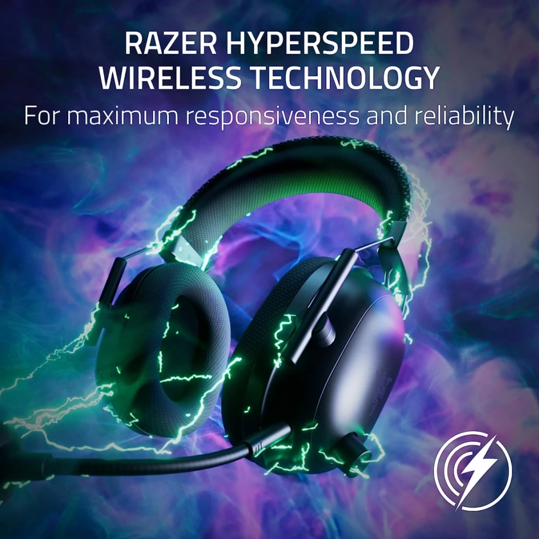 Razer Blackshark V2 Pro (2023) ملفات تعريف FPS القابلة للفصل اللاسلكية PPS FPS 50 مم سائقين-عزلات الأذن مع طبعات الذاكرة الفائقة 70 ساعة-أبيض-أبيض.