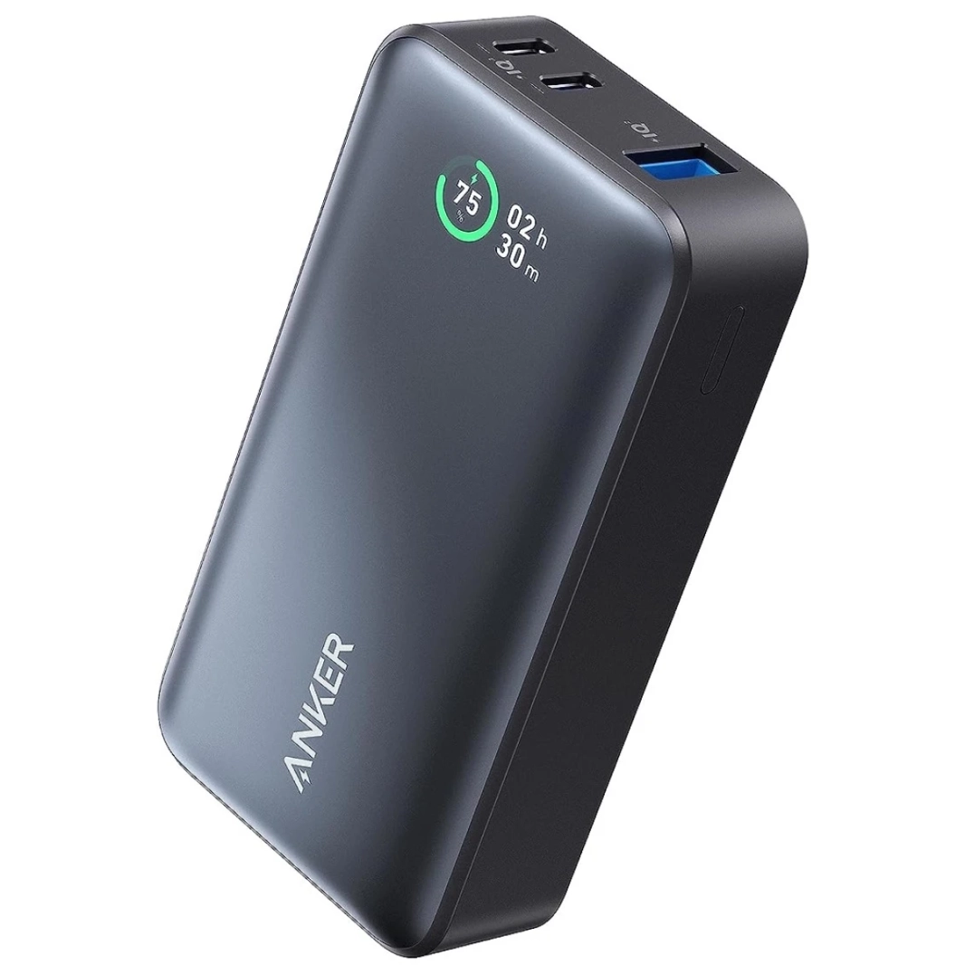باور بانك Anker PowerCore 30W IQ 3.0 PD 30W Max Output 10,000mAh بطارية لهاتف iPhone 15/15 Plus/15 Pro/15 Pro Max وMacBook وDell وMicrosoft Surface والمزيد