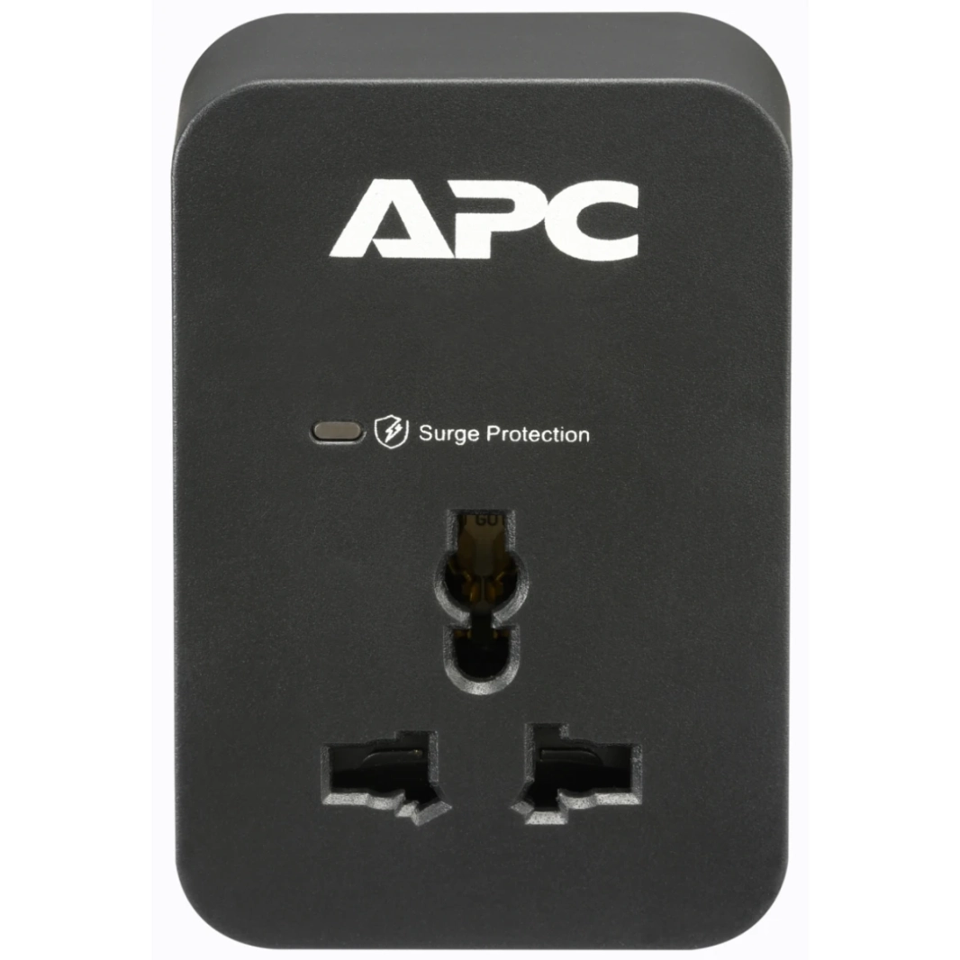 APC SurgeArrest Essential Surge Protector 1x Universal Outlet Plug - مدخل المملكة المتحدة