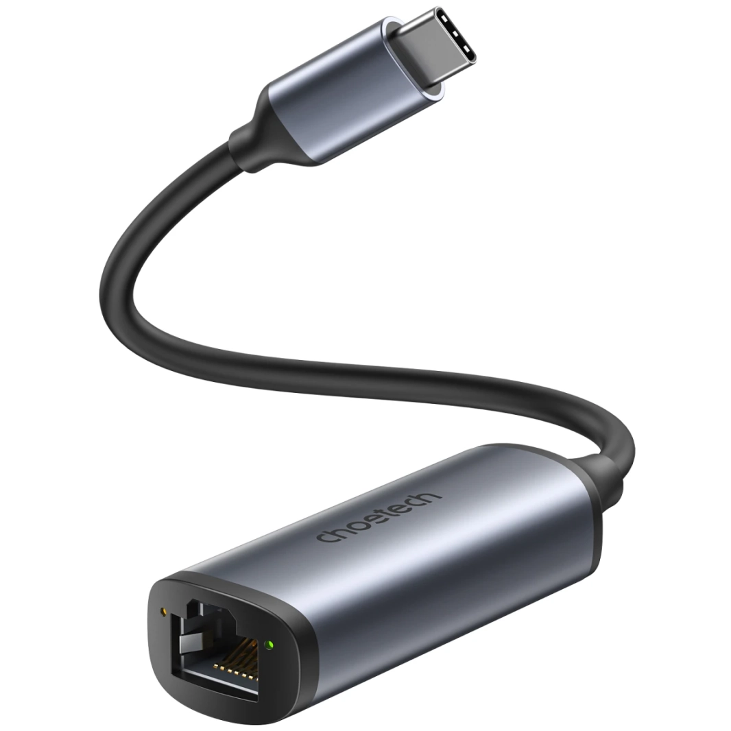 Choetech HUB-R02 USB Type-C (Thunderbolt 3) إلى RJ45 2.5G Ethernet LAN محول الشبكة
