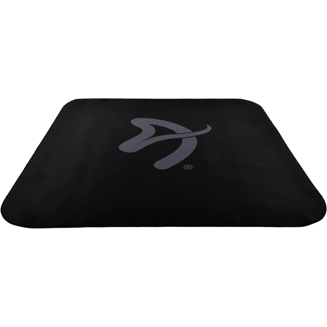 Arozzi Floor Mat Zona Quattro Microfiber كرسي الألعاب سجادة أرضية للسجاد مضاد للانزلاق سجادة أرضية مخففة للضوضاء لكرسي المكتب - أسود رمادي
