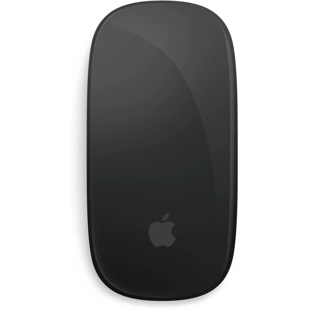 Apple Magic Mouse (Wireless, Rechargable) Multi-Touch Surface - Black Edition